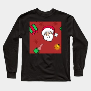 Christmas Doodles Long Sleeve T-Shirt